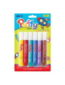AM PUP10B6: Amos Puffy Paint - 6 Colours
